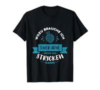 Stricken Hobby Geschenk I Handarbeit Häkeln T-Shirt, Herren, Schwarz, 5XL