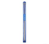 Stricken Sie mit Vertrauen mit unseren ergonomischen und praktischen 11 Paar 35 cm Edelstahl-Nadeln (5,5 mm)