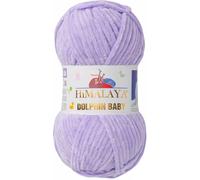 Strickfein Himalaya Dolphin Baby Wolle Garn Baumwolle Strickwolle zum Stricken häkeln (80305 Helles Lila)