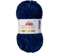 Strickfein Himalaya Dolphin Baby Wolle Garn Baumwolle Strickwolle zum Stricken häkeln (80321 Dunkelblau)