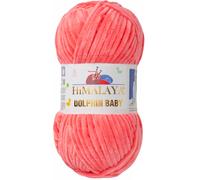 Strickfein Himalaya Dolphin Baby Wolle Garn Baumwolle Strickwolle zum Stricken häkeln (80332 Dunkellachs)