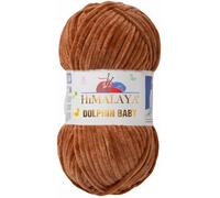 Strickfein Himalaya Dolphin Baby Wolle Garn Baumwolle Strickwolle zum Stricken häkeln (80337 Braun)