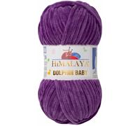 Strickfein Himalaya Dolphin Baby Wolle Garn Baumwolle Strickwolle zum Stricken häkeln (80340 Lila)