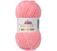 Strickfein Himalaya Dolphin Baby Wolle Garn Baumwolle Strickwolle zum Stricken häkeln (80346 Babyrosa)