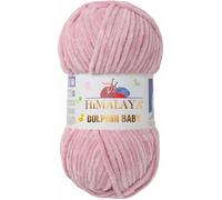 Strickfein Himalaya Dolphin Baby Wolle Garn Baumwolle Strickwolle zum Stricken häkeln (80349 Altrosa)