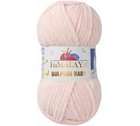 Strickfein Himalaya Dolphin Baby Wolle Garn Baumwolle Strickwolle zum Stricken häkeln (80353 Pastellachs)