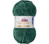 Strickfein Himalaya Dolphin Baby Wolle Garn Baumwolle Strickwolle zum Stricken häkeln (80360 Grün)