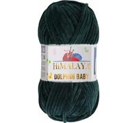 Strickfein Himalaya Dolphin Baby Wolle Garn Baumwolle Strickwolle zum Stricken häkeln (80362 Tannengrün)