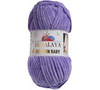 Strickfein Himalaya Dolphin Baby Wolle Garn Baumwolle Strickwolle zum Stricken häkeln (80364 Lila)