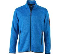 Strickfleece Jacke - Farbe: Royal Melange/Red - Größe: XL