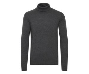 Strickfleece-Pullover 11 PROJECT "Strickpullover PRIngbert", Herren, Gr. XL, grau (dunkelgrau melange), Obermaterial: 50% Baumwolle CO. 50% Polyacryl PAN., Pullover (87634154-XL) dunkelgrau melange