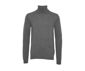 Strickfleece-Pullover 11 PROJECT "Strickpullover PRIngbert", Herren, Gr. XL, grau (gray melange), Obermaterial: 50% Baumwolle CO. 50% Polyacryl PAN., Pullover (75871453-XL) gray melange