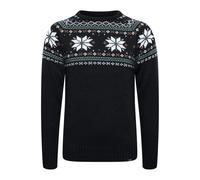 Strickfleece-Pullover 11 PROJECT "Strickpullover PRTimbro", Herren, Gr. L, schwarz, Obermaterial: 90% Polyacryl PAN. 10% Wolle WO., Pullover (32560628-L) schwarz