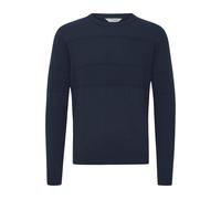 Strickfleece-Pullover 11 PROJECT "Strickpullover PRYannis", Herren, Gr. L, blau (insignia blau), Obermaterial: 80% Baumwolle CO. 20% Nylon NY., Pullover (44018619-L) insignia blau