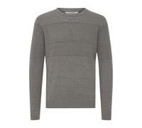 Strickfleece-Pullover 11 PROJECT "Strickpullover PRYannis", Herren, Gr. XXL, grau (gray melange), Obermaterial: 80% Baumwolle CO. 20% Nylon NY., Pullover (38717663-XXL) gray melange