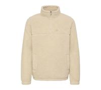 Fleecepullover BLEND "BHMTOTTEN", Herren, Gr. 3XL, oatmeal, 100% Polyester, unifarben, Basic, regular fit normal, normaler offener Saum, Sweatshirts, Lässiger Troyer in Teddy-Optik (30265713-XXXL) oat
