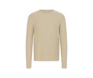 Strickfleece-Pullover BLEND "Strickpullover BHAbas", Herren, Gr. S, braun (winter twig), Obermaterial: 100% Baumwolle CO., Pullover (99733946-S) winter twig