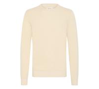 Strickfleece-Pullover BLEND "Strickpullover BHBartel", Herren, Gr. S, grau (oyster gray), Obermaterial: 100% Baumwolle CO., Pullover (73720012-S) oyster gray