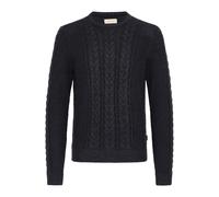 Strickfleece-Pullover BLEND "Strickpullover BHBasim", Herren, Gr. XXL, schwarz, Obermaterial: 50% Baumwolle CO. 47% Polyacryl PAN. 3% Nylon NY., Pullover (87670400-XXL) schwarz