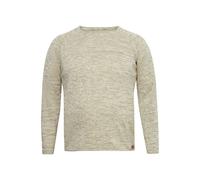 Strickfleece-Pullover BLEND "Strickpullover BHBDan", Herren, Gr. 4XL, beige (bone weiß), Obermaterial: 50% Baumwolle CO. 50% Polyacryl PAN., Pullover (36236062-4XL) bone weiß