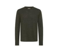 Strickfleece-Pullover BLEND "Strickpullover BHBror", Herren, Gr. 3XL, grün (winter moss), Obermaterial: 50% Polyacryl PAN. 50% Baumwolle CO., Pullover (59304629-XXXL) winter moss