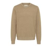 Strickfleece-Pullover BLEND "Strickpullover BHBruton", Herren, Gr. 3XL, beige (cornstalk), Obermaterial: 100% Polyester PES., Pullover (69237831-XXXL) cornstalk