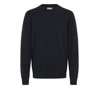 Strickfleece-Pullover BLEND "Strickpullover BHBRYAN", Herren, Gr. L, schwarz (salute), Obermaterial: 70% Baumwolle CO. 30% Nylon NY., Pullover (72578107-L) salute