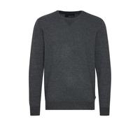 Strickfleece-Pullover BLEND "Strickpullover BHCerstan", Herren, Gr. XXL, grau (charcoal mix), Obermaterial: 100% Polyester PES., Pullover (29885641-XXL) charcoal mix