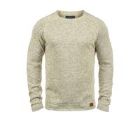 Strickfleece-Pullover BLEND "Strickpullover BHDan", Herren, Gr. XL, beige (bone weiß), Obermaterial: 50% Baumwolle CO. 50% Polyacryl PAN., Pullover (62750533-XL) bone weiß