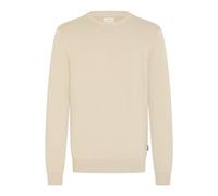Strickpullover BLEND "BHDan", Herren, Gr. XL, plaza taupe, Feinstrick, 70% Viskose, 30% Nylon, meliert, Basic, normal normal, Rundhals, Pullover Strickpullover, Stilvoller Basic Strickpullover (964449