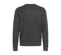 Strickfleece-Pullover BLEND "Strickpullover BHDANA", Herren, Gr. L, grau (iron gate), Obermaterial: 50% Polyester PES. 45% Polyacryl PAN. 5% Wolle mw., Pullover (89661053-L) iron gate