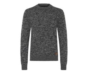 Strickfleece-Pullover BLEND "Strickpullover BHDanno", Herren, Gr. 3XL, schwarz, Obermaterial: 70% Baumwolle CO recyc.. 30% Polyester Pol. recyc.., Pullover (13862747-XXXL) schwarz