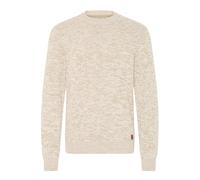 Strickfleece-Pullover BLEND "Strickpullover BHDanno", Herren, Gr. XL, weiß (bone weiß), Obermaterial: 70% Baumwolle CO recyc.. 30% Polyester Pol. recyc.., Pullover (33287856-XL) bone weiß