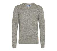 Strickfleece-Pullover BLEND "Strickpullover BHDansel", Herren, Gr. L, grau (zink mix), Obermaterial: 50% Baumwolle CO. 50% Polyacryl PAN., Pullover (77339517-L) zink mix