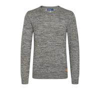 Blend BHDansel Herren Strickpullover Feinstrick Pullover mit V-Ausschnitt Rippbündchen Baumwollmischung Regular fit, Größe:M, Farbe:Pewter Mix (70817)