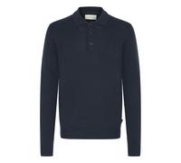Strickfleece-Pullover BLEND "Strickpullover BHDENO", Herren, Gr. L, schwarz (salute), Obermaterial: 50% Baumwolle CO. 50% Polyacryl PAN., Pullover (20409201-L) salute