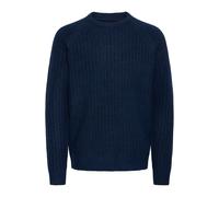 Strickpullover BLEND "BHDexter", Herren, Gr. 3XL, salute, Grobstrick, 84% Polyester, 10% Wolle, 6% Nylon, unifarben, normal normal, Rundhals, Raglanärmel, Pullover Strickpullover, Klassischer Grobstri