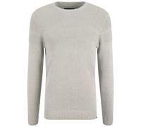 Strickpullover BLEND "BHGastamo", Damen, Gr. XXL, beige (stone mix), Feinstrick, 100% Baumwolle, unifarben, regular fit normal, Rundhals, Pullover Strickpullover, Strickpullover aus Feinstrick (568409