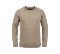 Blend BHJohn Herren Strickpullover Feinstrick Pullover mit Rundhals-Ausschnitt Baumwollmischung Regular fit, Größe:XL, Farbe:Beige Brown (71509)