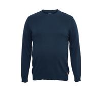 Strickfleece-Pullover BLEND "Strickpullover BHLars Big & Tall", Herren, Gr. 5XL, blau (marineblaus), Obermaterial: 50% Baumwolle CO. 50% Polyacryl PAN., Pullover (22574741-5XL) marineblaus