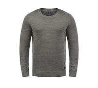 Blend BHLars Herren Strickpullover Feinstrick Pullover mit Rundhals-Ausschnitt Baumwollmischung Regular fit, Größe:XL, Farbe:Zink Mix (70815)