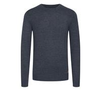 Strickpullover BLEND "BHLars", Herren, Gr. XXL, ensign blau, Feinstrick, 50% Baumwolle, 50% Polyester, unifarben, regular fit, Rundhals, eingesetzt, Pullover Strickpullover, Strickpullover mit aufgest