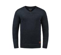 Strickfleece-Pullover BLEND "Strickpullover BHLasse", Herren, Gr. L, blau (navy), Obermaterial: 50% Baumwolle CO. 50% Polyacryl PAN., Pullover (71754257-L) navy