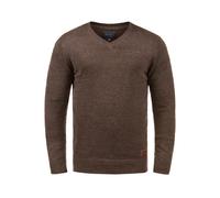 Strickfleece-Pullover BLEND "Strickpullover BHLasse", Herren, Gr. L, braun (mocca mix), Obermaterial: 50% Baumwolle CO. 50% Polyacryl PAN., Pullover (43631825-L) mocca mix