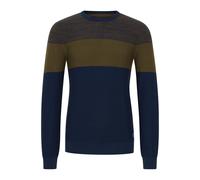 Strickfleece-Pullover BLEND "Strickpullover BHNapinoa", Herren, Gr. XXL, grün (military olive), Obermaterial: 100% Baumwolle CO., Pullover (59820833-XXL) military olive
