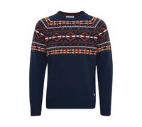 Strickpullover BLEND "BHNilas", Herren, Gr. L, marineblaus, Grobstrick, 100% Polyacryl, regular fit, Pullover Strickpullover, Weihnachtlicher Grobstrickpullover (24396524-L) marineblaus