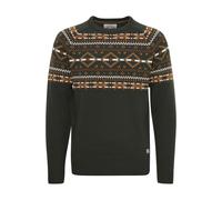 Strickpullover BLEND "BHNilas", Herren, Gr. XXL, deep forest, Grobstrick, 100% Polyacryl, regular fit, Pullover Strickpullover, Weihnachtlicher Grobstrickpullover (65128305-XXL) deep forest