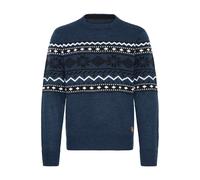 Strickfleece-Pullover BLEND "Strickpullover BHNohr", Herren, Gr. 3XL, blau (marineblaus), Obermaterial: 100% Polyacryl PAN., Pullover (96551351-XXXL) marineblaus