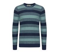 Strickfleece-Pullover BLEND "Strickpullover BHPullover", Herren, Gr. 3XL, blau (marineblaus), Obermaterial: 50% Baumwolle CO. 50% Polyacryl PAN., Pullover (59904554-XXXL) marineblaus