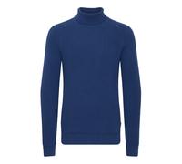 Strickfleece-Pullover BLEND "Strickpullover BHPullover", Herren, Gr. M, blau (marineblaus), Obermaterial: 100% Baumwolle CO., Pullover (97647125-M) marineblaus